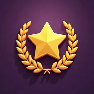 Gold VIP badge